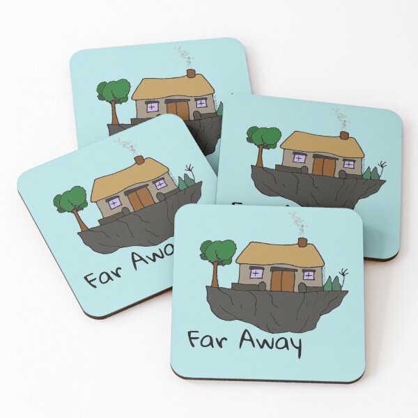 Item preview, Floating Island Cozy Cottage, far away designed and sold by FoxCalledThread.