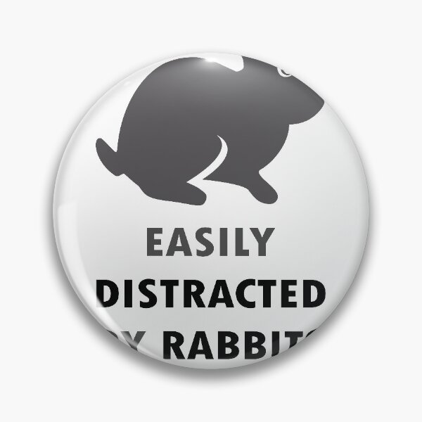 Item preview, Easily Distracted By Rabbits designed and sold by T-idea.