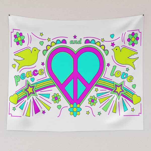 Item preview, Hippie love designed and sold by Darío Fabián González Sheridan.