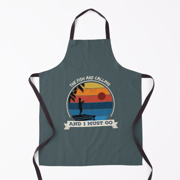Item preview, The fish are calling and i must go vintage retro sunset designed and sold by Phoca Mobil.