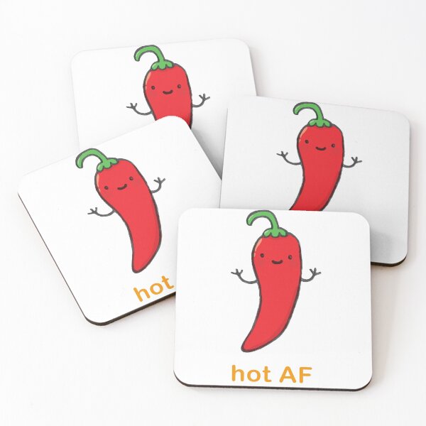 Item preview, Chilli Pepper Hot AF designed and sold by MakeAndLive.