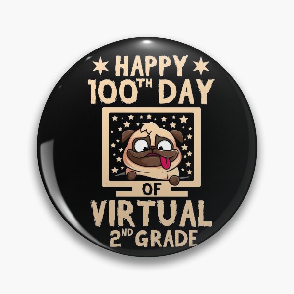 Item preview, Happy 100th Day Of Virtual 2nd Grade School 100 Days Teacher Student designed and sold by issambak.