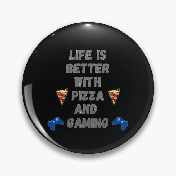 Item preview, Life is better with pizza and gaming designed and sold by J--Designs.