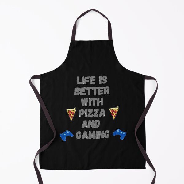 Item preview, Life is better with pizza and gaming designed and sold by J--Designs.