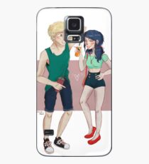 Funda/vinilo para Samsung Galaxy Marienette and Adrien