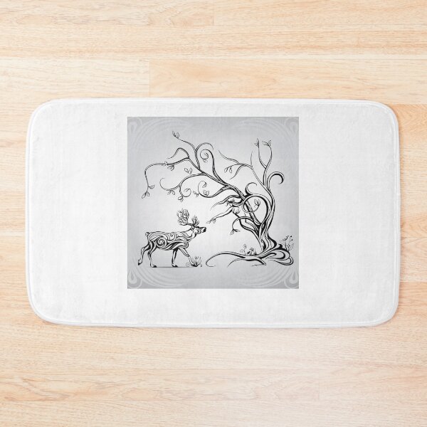 Item preview, Stylistic Deer Tree designed and sold by MisterGooseShop.