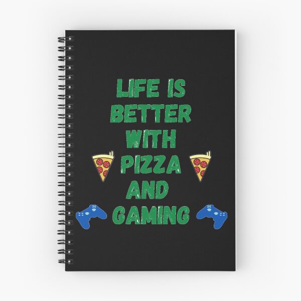 Item preview, Life is better with pizza and gaming designed and sold by J--Designs.