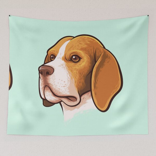 Item preview, Beagle dog portrait dogs pet pets puppy art cute Beagles  designed and sold by Coolstuff4you71.