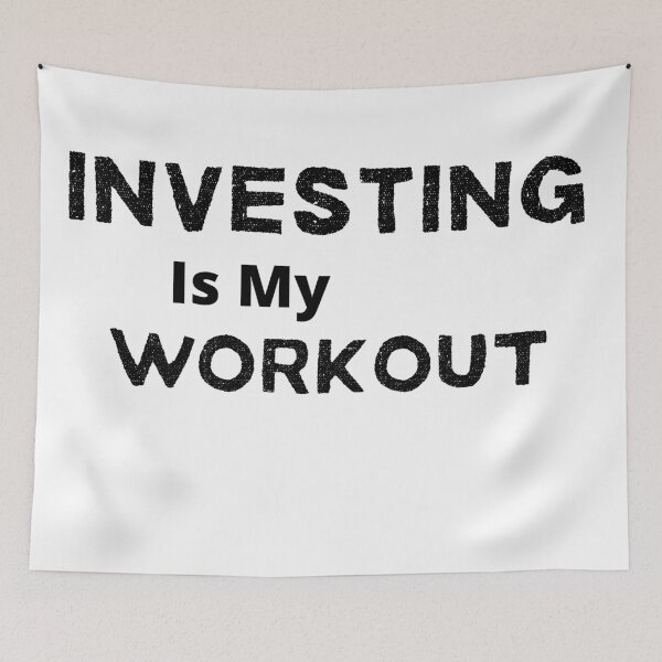 Item preview,  Investing is my workout designed and sold by FourNuns.