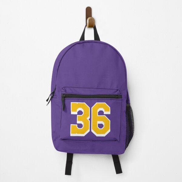Item preview, 36 Yellow Number thirty-six Purple Basketball Jersey designed and sold by elhefe.