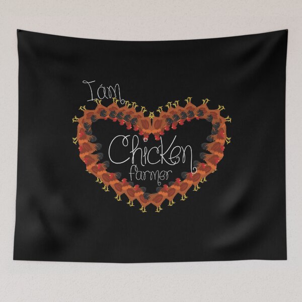 Item preview, I am chicken farmer - I like to be a chicken farmer designed and sold by emm-j.