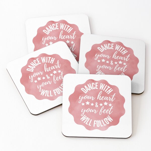 Item preview, Dance With Your Heart and Your Feet Will Follow (5 Sticker Pack) Athlete Artist Dancer designed and sold by WonderWear.