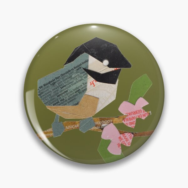 Item preview, Willow tit with pink flowers designed and sold by Ruud van Koningsbrugge.