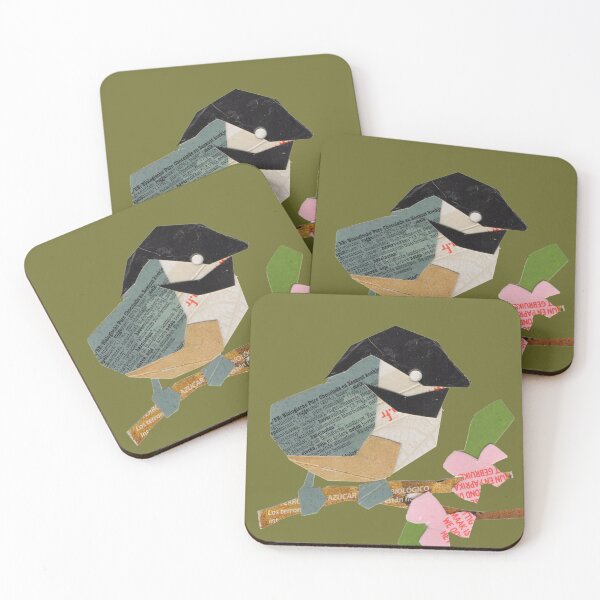 Item preview, Willow tit with pink flowers designed and sold by Ruud van Koningsbrugge.