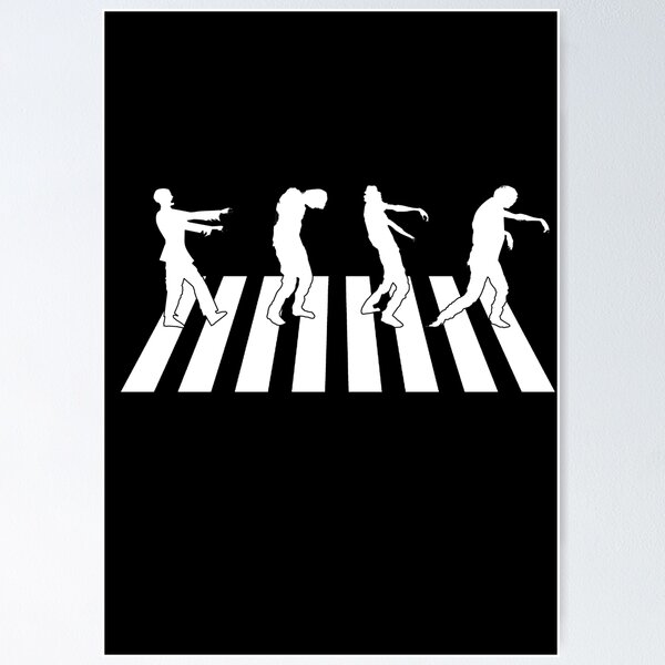 Item preview, Zombies Zebra Crossing designed and sold by MusicManiacs.