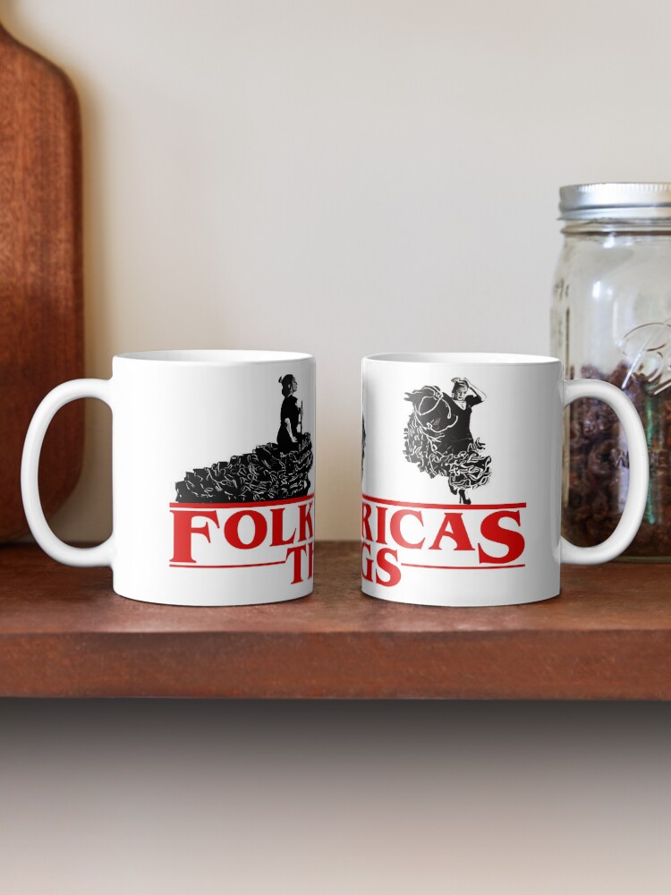 Imagen 2 de 6, Taza de café con la obra Lola Flores Folkloricas Things Fondo Blanco, diseñada y vendida por danimota.
