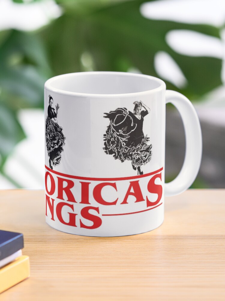 Imagen 1 de 6, Taza de café con la obra Lola Flores Folkloricas Things Fondo Blanco, diseñada y vendida por danimota.