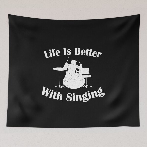 Item preview, Life Is Better with Singing designed and sold by Organization -Shirt.