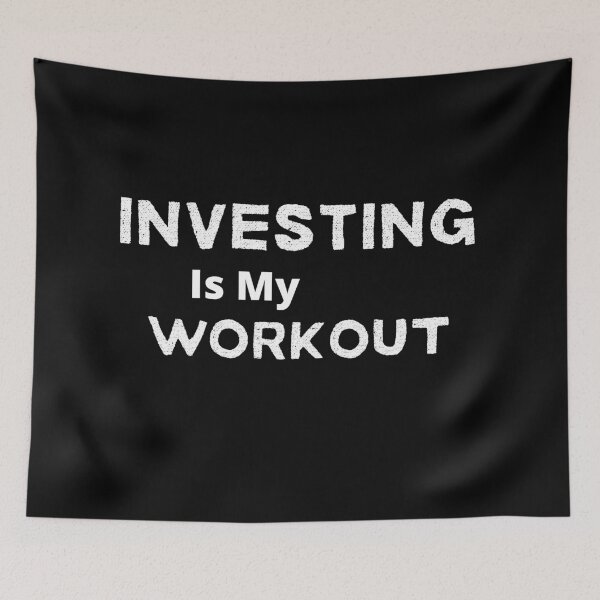 Item preview,  Investing is my workout designed and sold by FourNuns.