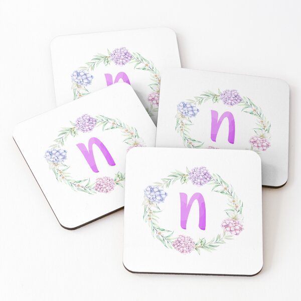 Item preview, Purple Floral N designed and sold by JustGift.