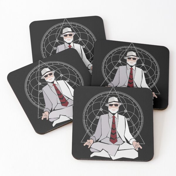 Exclusive Lon Milo Duquette Tshirt & Merch - Not available anywhere else! Coasters (Set of 4)