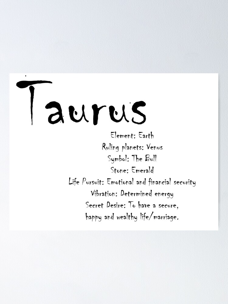 Taurus Traits