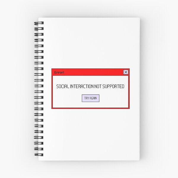 Item preview, Social Interaction Not Supported Try Again designed and sold by Levet.