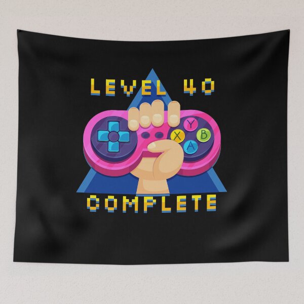 Item preview, Level 40 Complete designed and sold by TeaAndPrints.