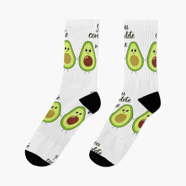 Item preview, You complete me | cute avocado holding hands designed and sold by felinefeelings.
