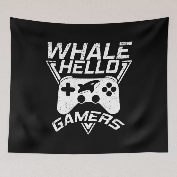 Item preview, WHALE HELLO GAMERS, FUNNY GAMER ORCAS LOVER designed and sold by TheFirstOne.