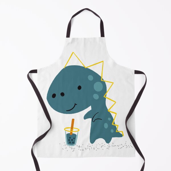 Item preview, Dino Boba - Hand Drawn Illustration designed and sold by jdotrdot712.