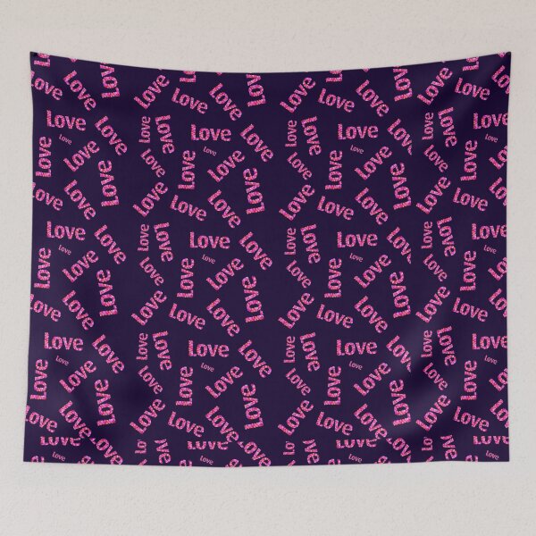 Item preview, Pink Love Pattern designed and sold by Rell1970.
