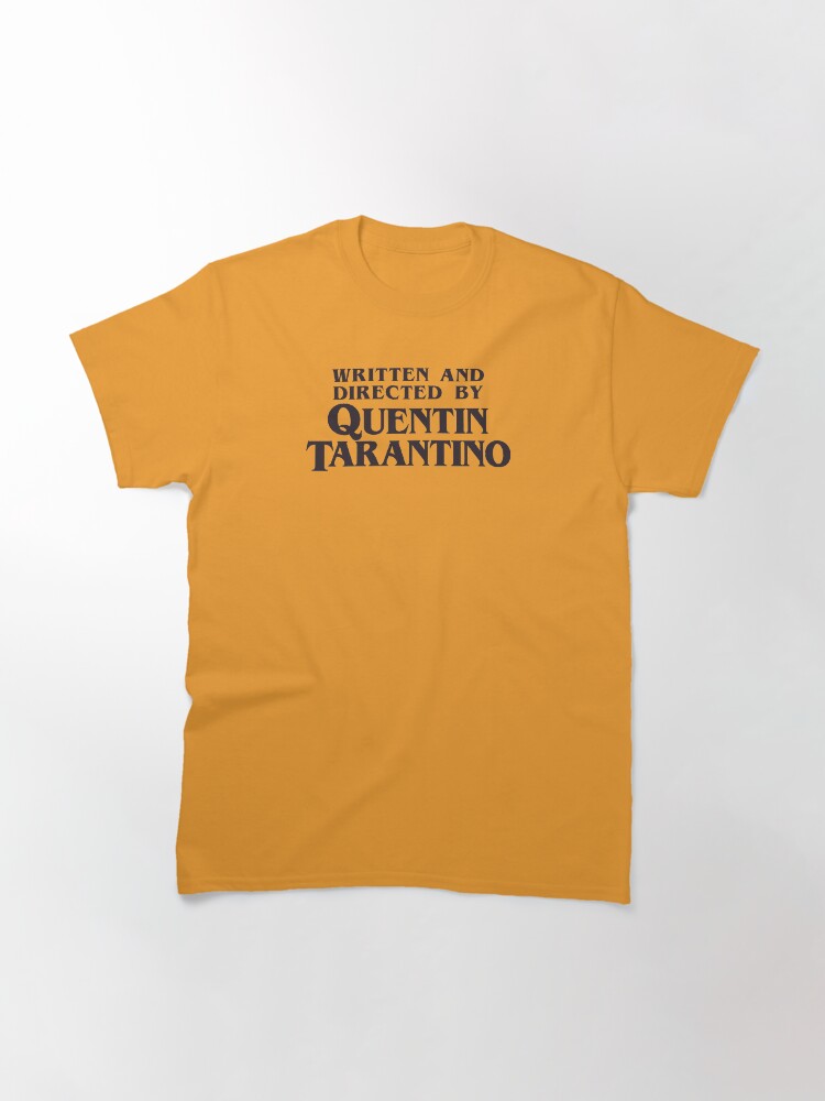 Alternate view of Written and Directed by Quentin Tarantino Classic T-Shirt