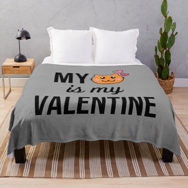 Item preview, My Cat Is My Valentine  designed and sold by ModkMerch.