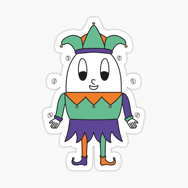 Jester Egg Sticker