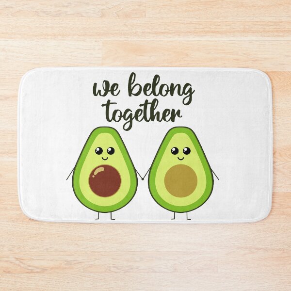 Item preview, We belong together | cute avocado holding hands designed and sold by felinefeelings.