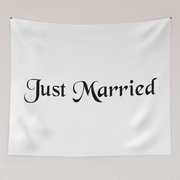 Item preview, Just Married designed and sold by flyrocket.