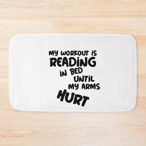 Item preview, My Workout is READING in bed until my Arms HURT Goals Fitness 2021 designed and sold by DiscGolfTees.