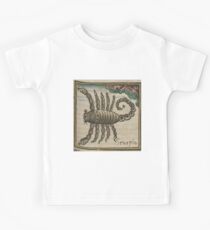 Scorpio 16th Century Woodcut Kids Tee