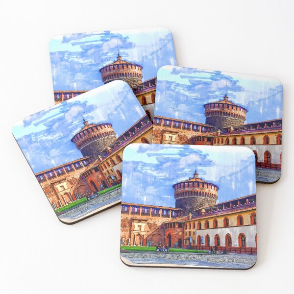 Item preview, Old medieval Sforza Castle Castello Sforzesco, Milan, Italy. designed and sold by Newlander90.