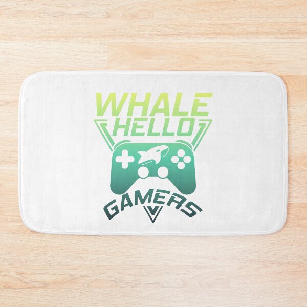 Item preview, WHALE HELLO GAMERS, WHALE HELLO THERE, FUNNY GAMER ORCAS LOVER designed and sold by TheFirstOne.