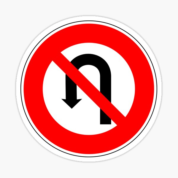 sticker-5-sizes-no-u-turn-sign-vinyl-decal-dekoration-haus