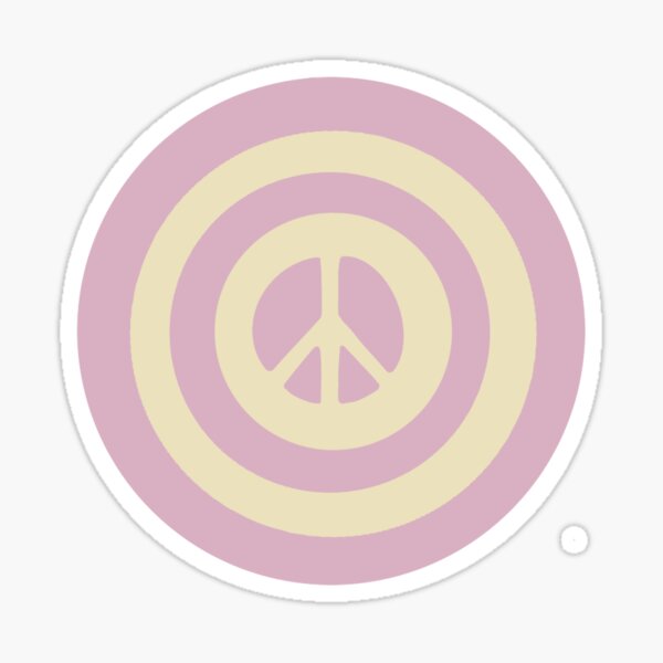 Item preview, MADHAPPY PEACE SIGN PINK designed and sold by shaynagutin.