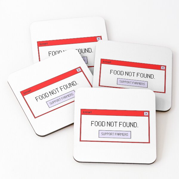 Item preview, Food Not Found Support Farmers designed and sold by Levet.