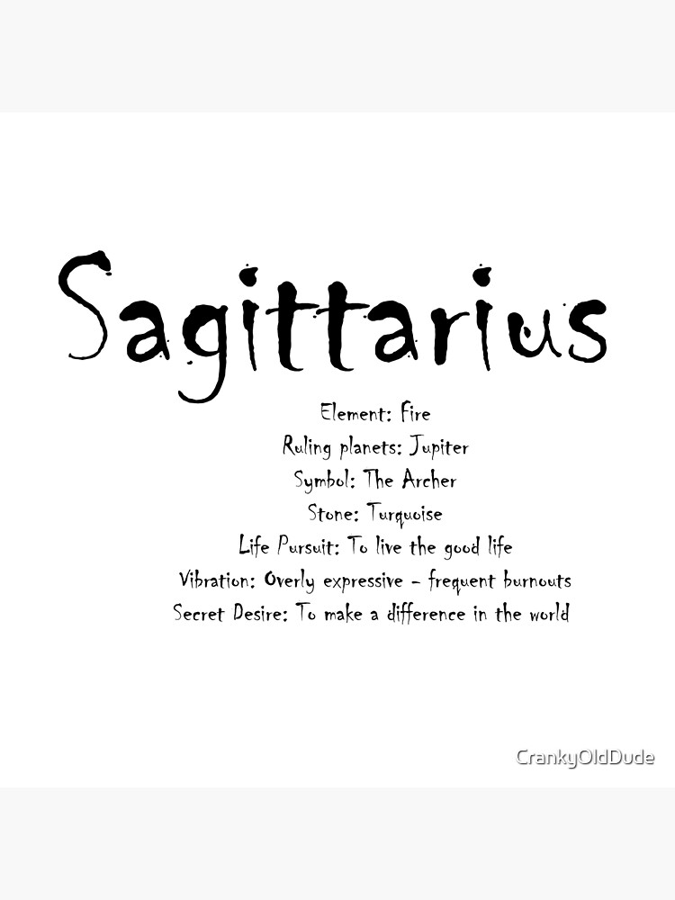 Sagittarius Traits Tote Bag