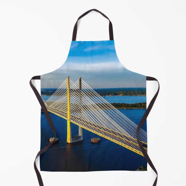 Item preview, Yellow Bridge Suspension Under Blue Sky Phone Cases designed and sold by Lovely Smile.