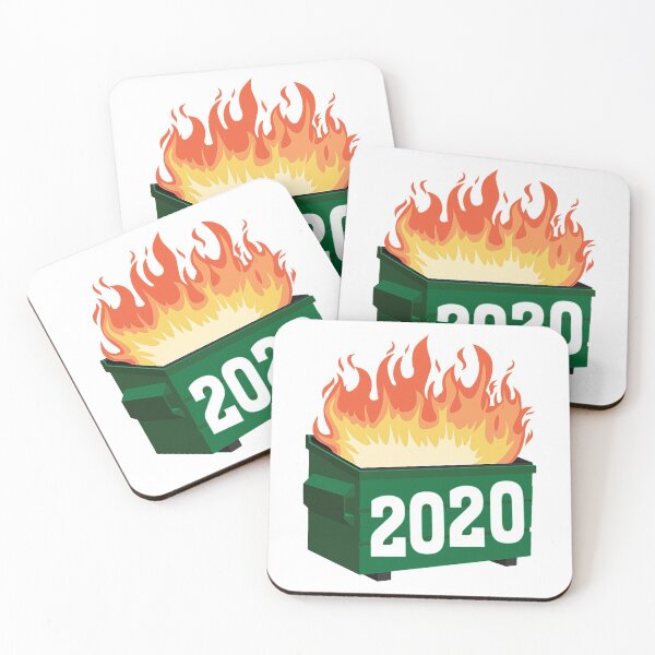 Item preview, 2020 Dumpster Fire 2020 Meme T-Shirt2020 Dumpster Fire 2020 Meme designed and sold by KatMambile.