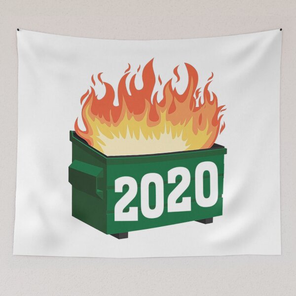 Item preview, 2020 Dumpster Fire 2020 Meme T-Shirt2020 Dumpster Fire 2020 Meme designed and sold by KatMambile.
