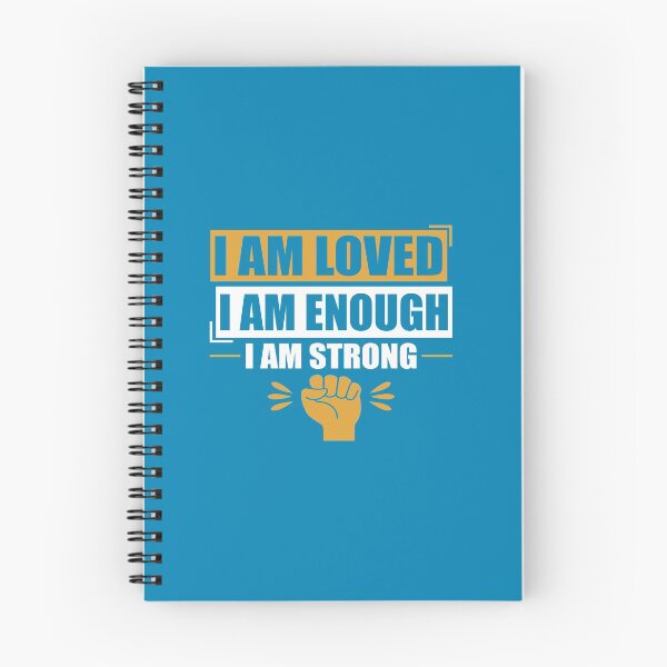 Item preview, I Am Loved, Enough and Strong designed and sold by DigitalNobleman.