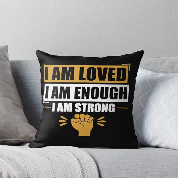 Item preview, I Am Loved, Enough and Strong designed and sold by DigitalNobleman.